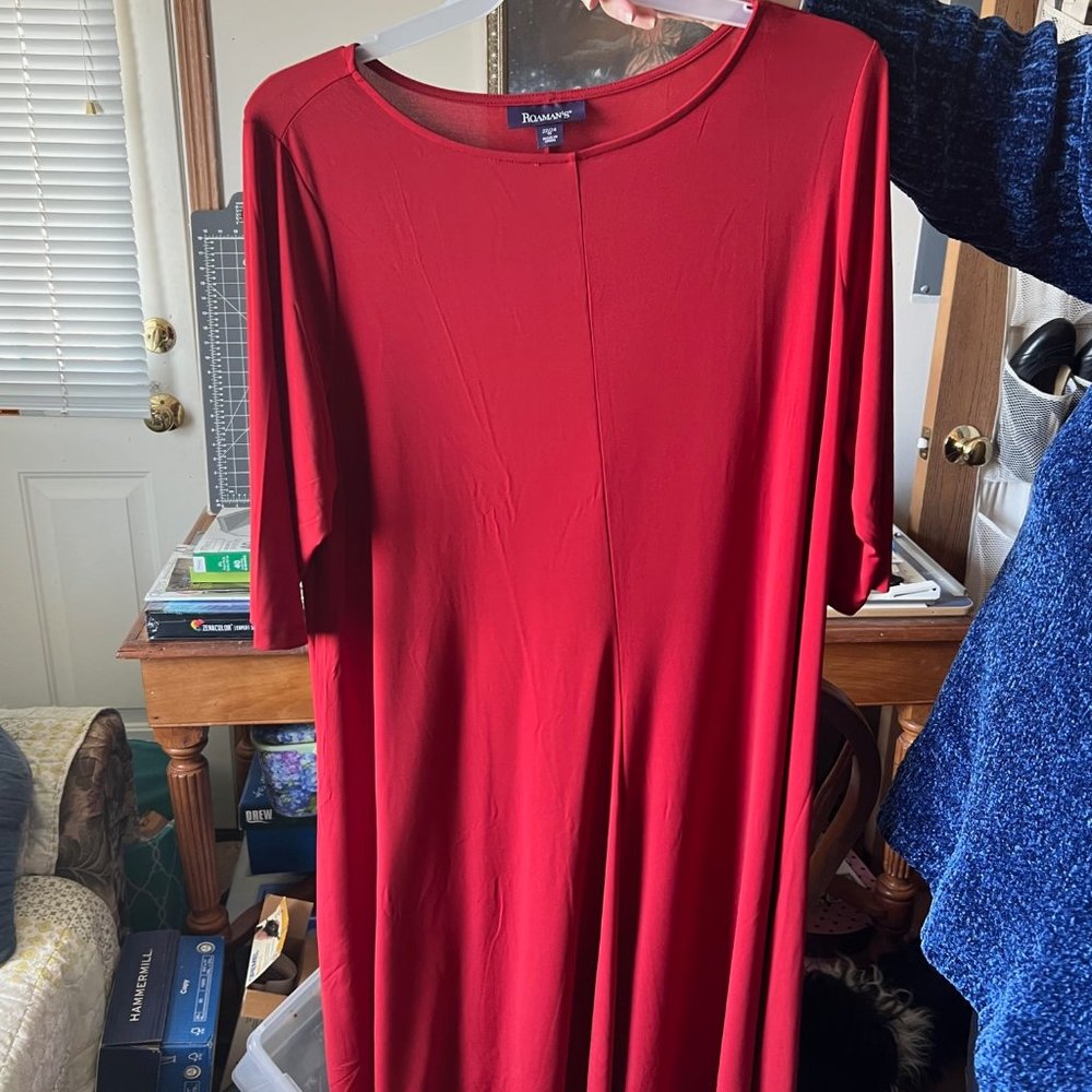 Rust Colored Roaman's Flare Dress